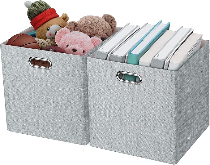 Thicker Fabric Storage Cubes 13 inch Collapsible Storage Bins