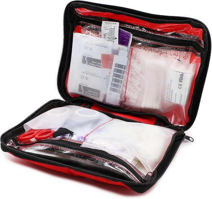 DMI 298-Piece Complete Emergency First Aid Kit, Treats Pain, Scrapes & Burns