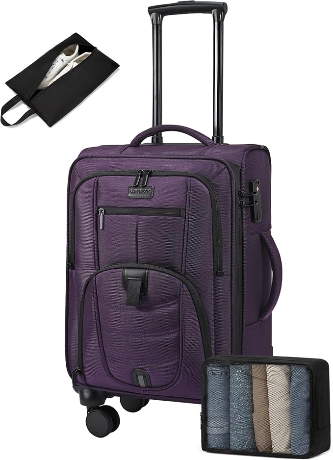 LOVEVOOK Carry On Luggage Airline Approved, Suitcases