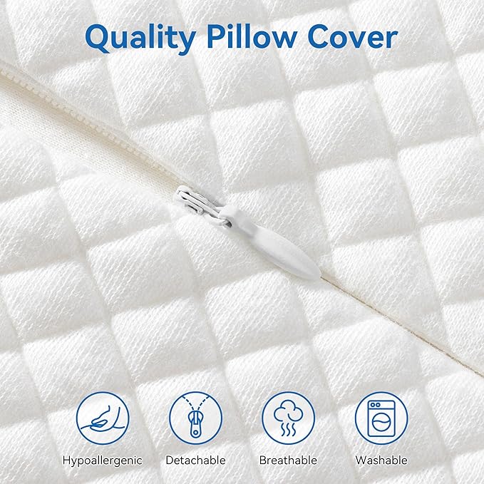 AM AEROMAX Travel Contour Memory Foam Pillow, Cervical Pillow