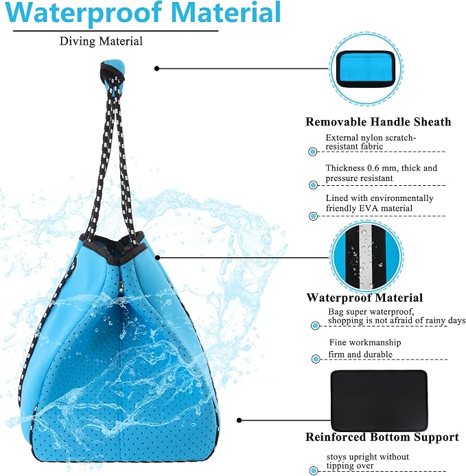 QOGiR Neoprene Multipurpose Beach Bag Tote