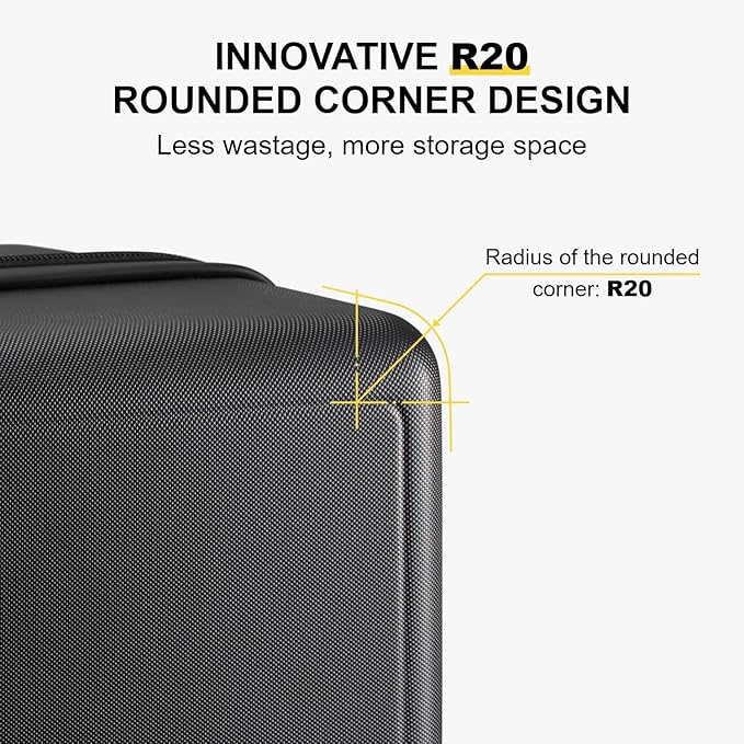 LEVEL8 Carry on Luggage Airline Approved, Small Carry-on Suitcases
