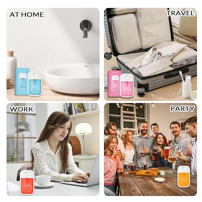 Power Mist Hydrating Hand Sanitizer Spray, Portable Travel-Size Hand Sanitizer
