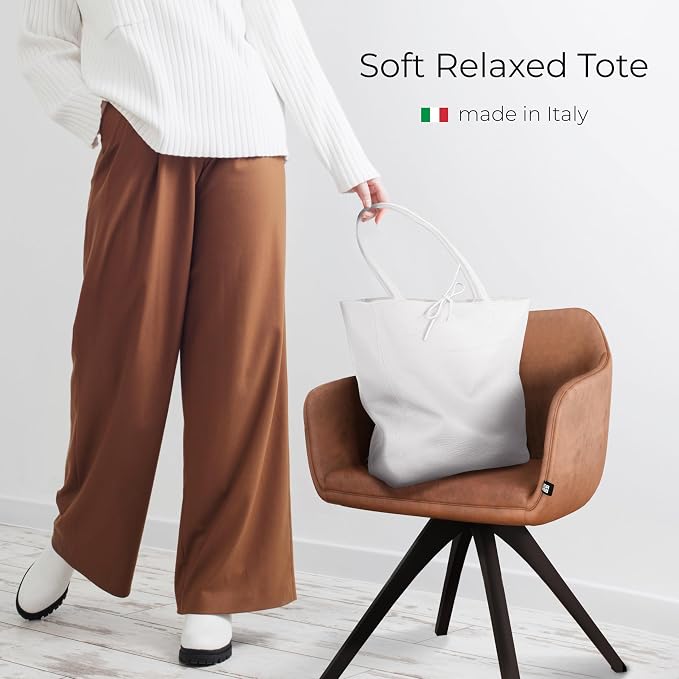Italian Calf Leather Tote for Women