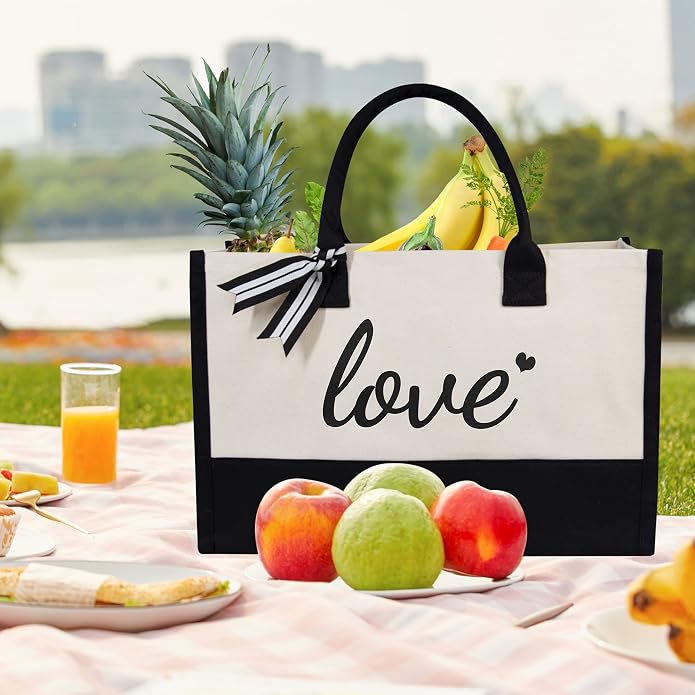 TOPDesign Canvas Tote Bag, Bridal Shower Gifts