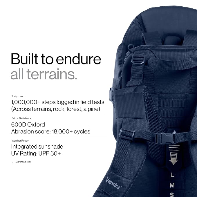 Vandra™ River - Scandinavian Hiking Baby Carrier Backpack - Gravity Lock™