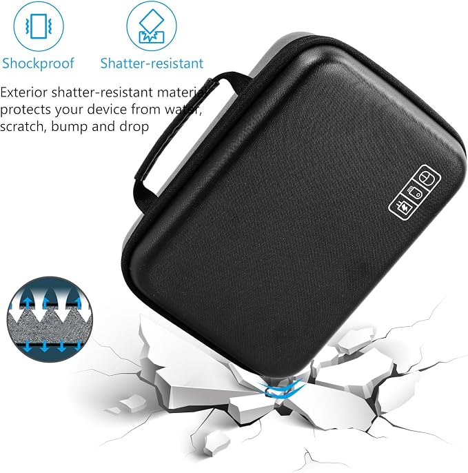 ProCase Hard Travel Electronic Organizer Case