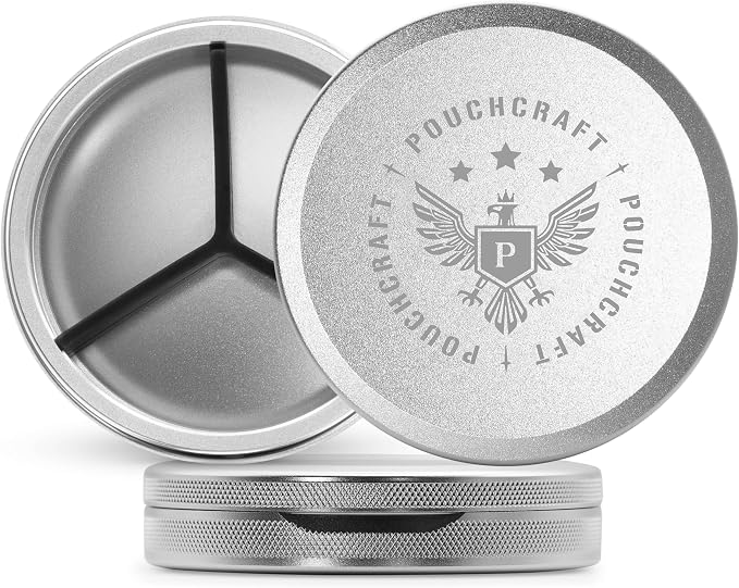 Metal Pouch Can | Metal Container | Slim EDC Pocket Tin | Airtight &