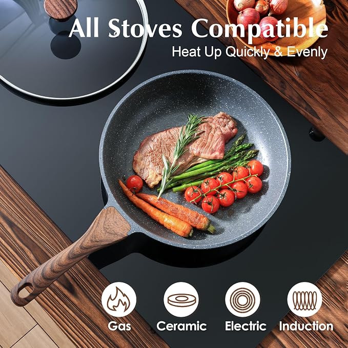 SENSARTE Nonstick Frying Pan Skillet