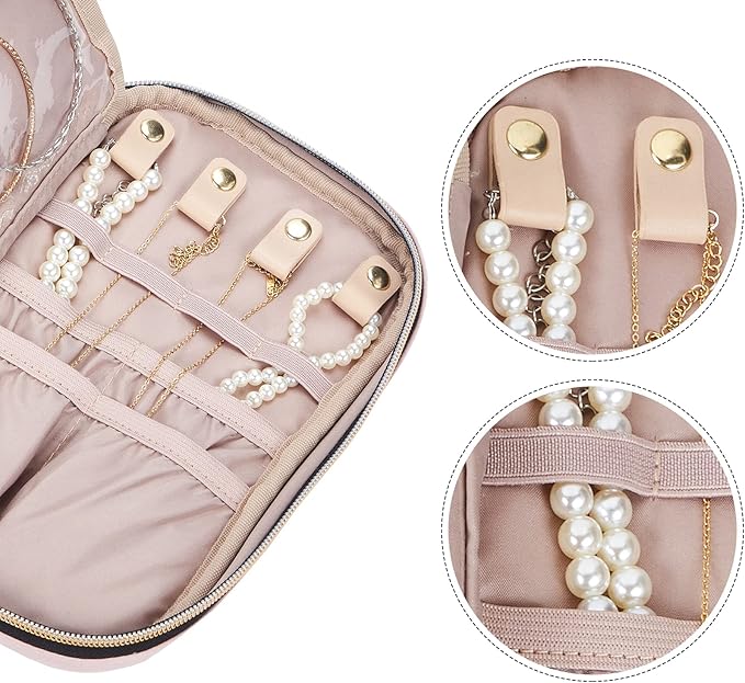 NISHEL Travel Jewelry Case, Holiday Organizer