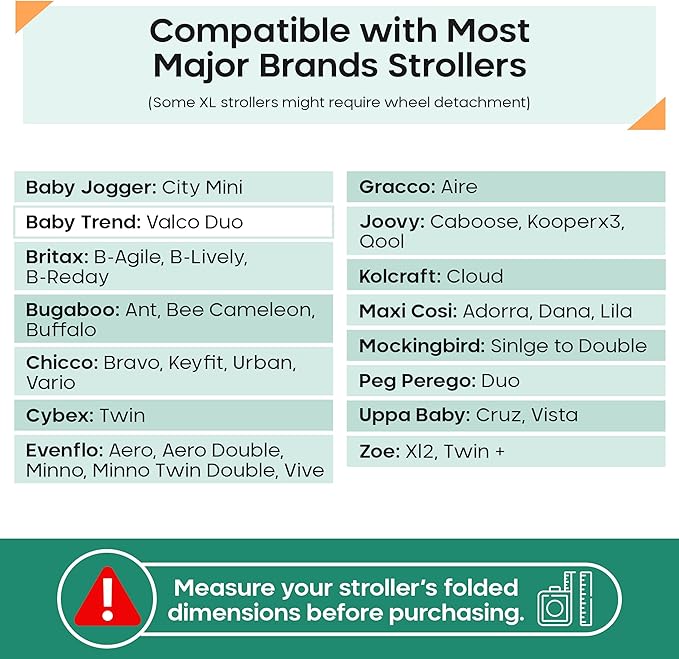 reperkid Medium Stroller Bag for Airplane Travel, Fits Most Single Strollers