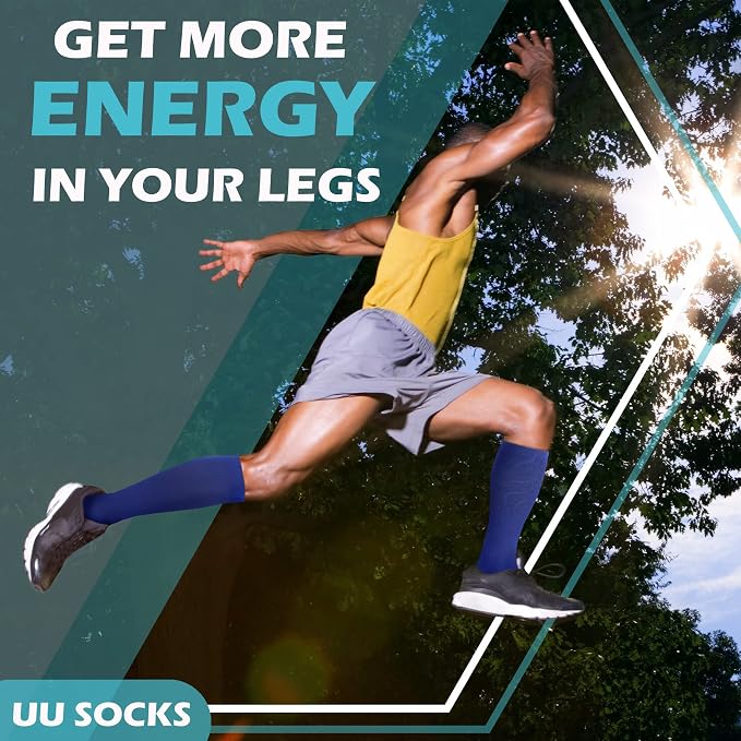 Medical Compression Socks for Women and Men 3 Pairs 20-30 mmHg Knee High