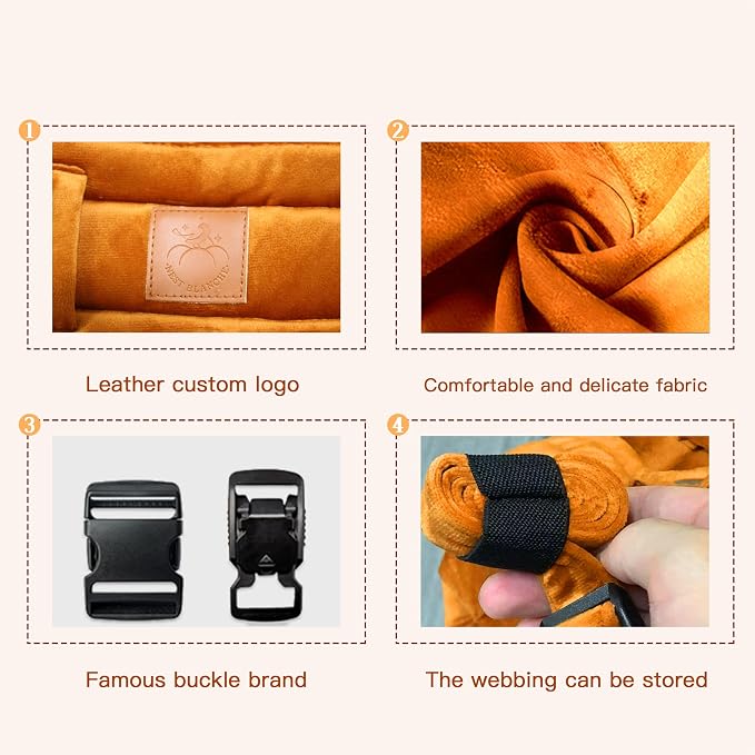 Baby Carrier for Newborn to Toddler, Cozy Baby Wrap Carrier 7-35 lbs, Ergonomic