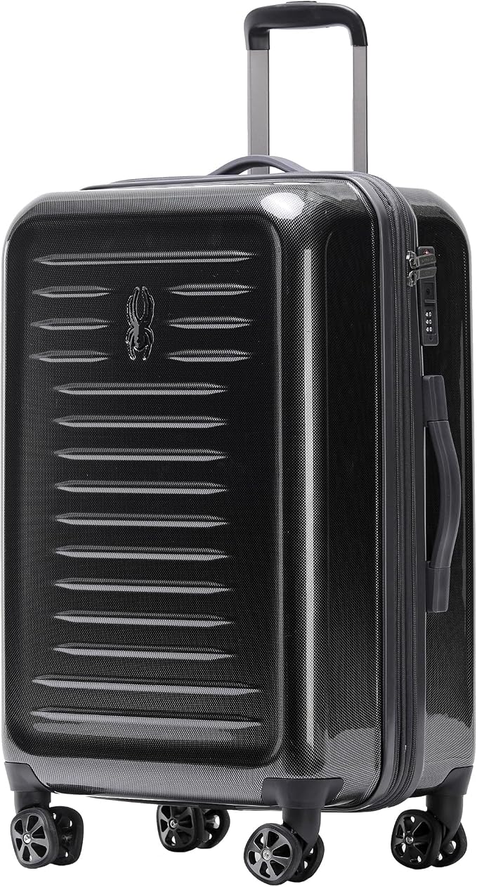 Spyder Rails 25 Inch Expandable Hardside Upright Suitcase