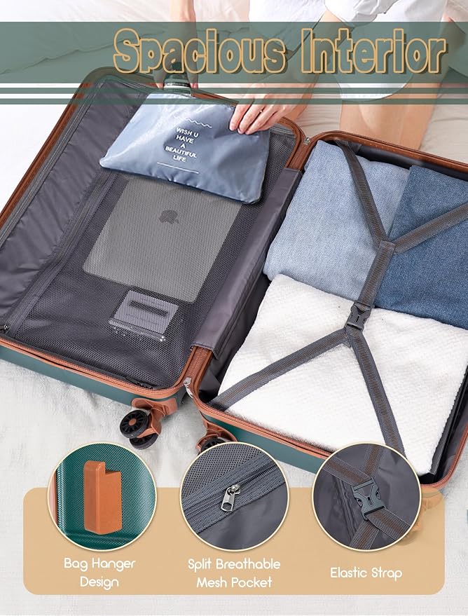 Luggage Sets 5 Piece, Suitcases