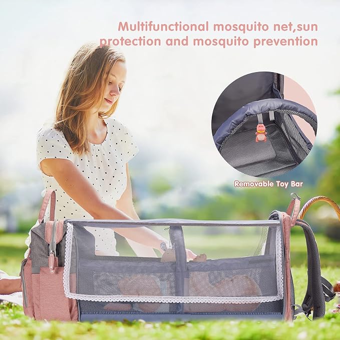 DERJUNSTAR Baby Diaper Bag Backpack