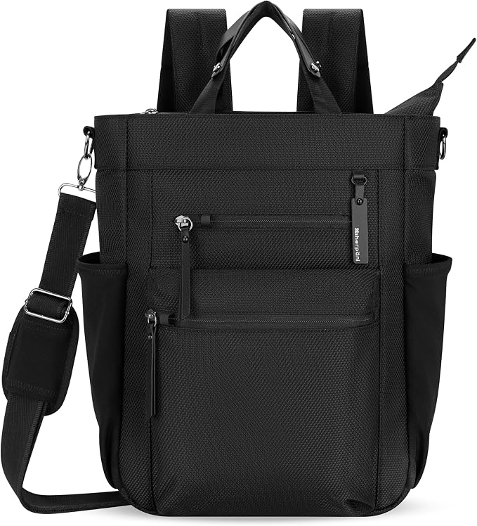 Sherpani Soleil, Anti Theft Convertible Backpack, 3 in 1 Tote Bag, Cross Body