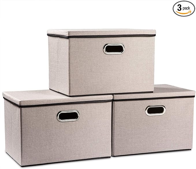 PRANDOM Large Foldable Storage Bins