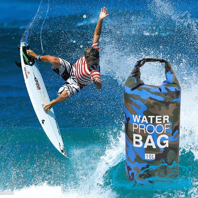Waterproof Dry Bag 2L/5L/10L/15L/20L/30L, Roll Top Sack Keeps Gear Dry