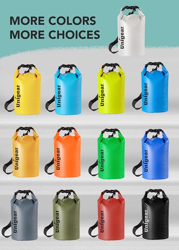 Unigear Dry Bag Waterproof, 2L/5L/10L/20L/30L/40L Floating and Lightweight Bags