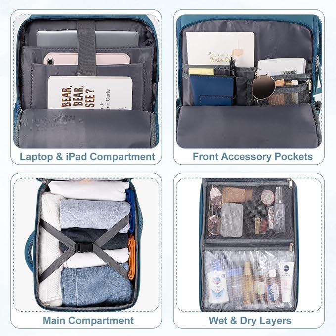 Travel Backpack, Carry on Flight Approved Backpack