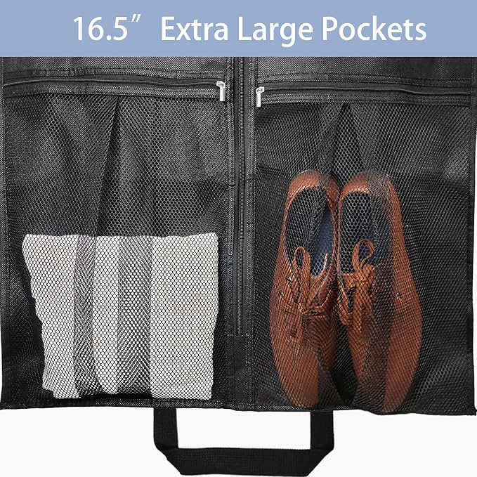43" Heavy Duty Garment Bags Suit Bags Travel, Suit Holder