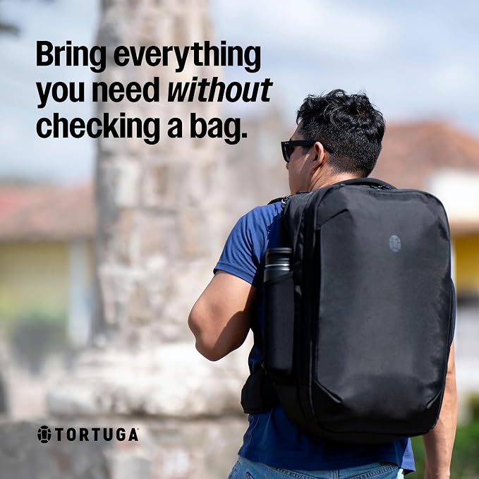 Tortuga 40L Travel Backpack Lite, Comfortable, Airline-Approved Bag