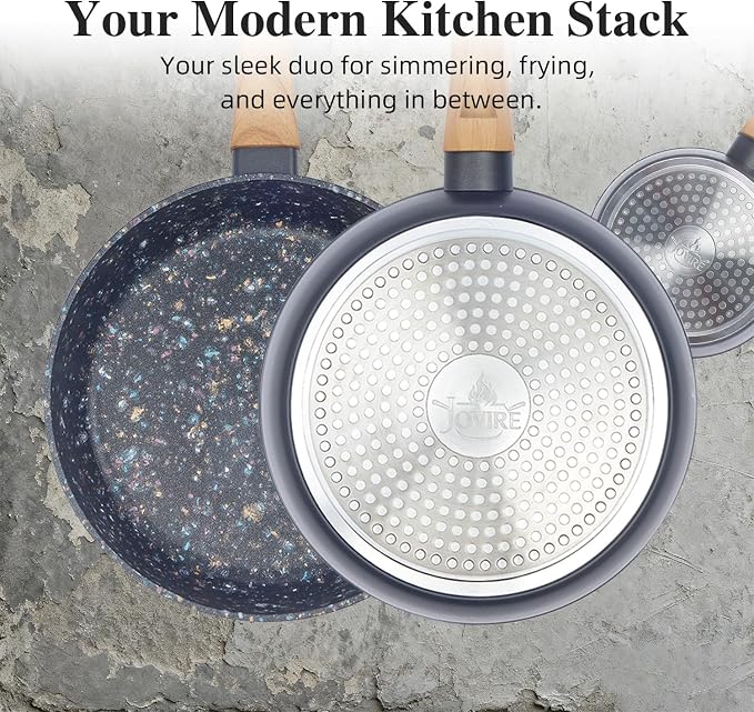 3-Piece Nonstick Pots and Pans Set
