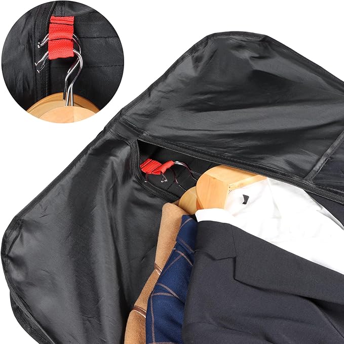 Zilink 48 Inch Garment Bags for Travel Heavy Duty Travel Suit Bag for Men Women