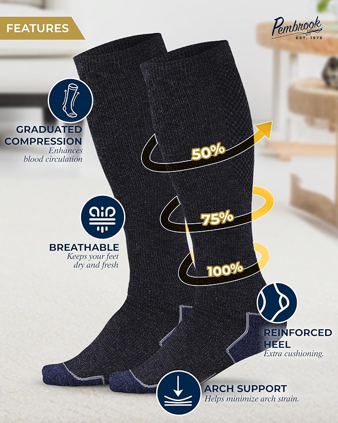 Pembrook Light Compression Socks