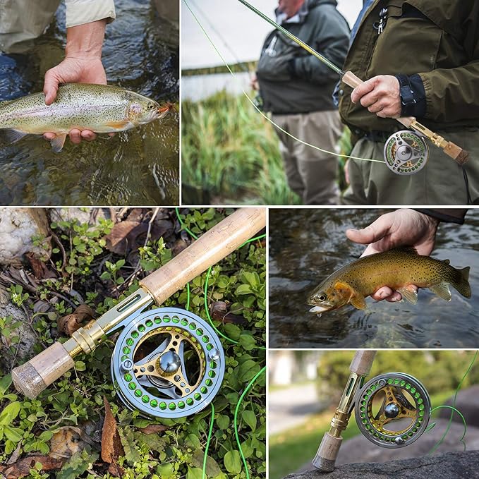 Sougayilang Fly Fishing Rod Reel Combos