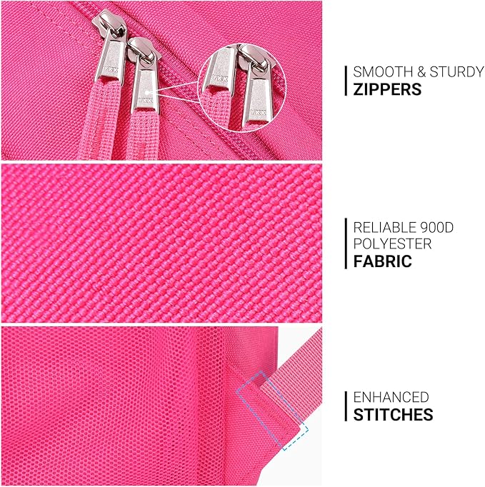 ZORFIN 26L Backpack for College, and Travel: Water Resistant Bookbag