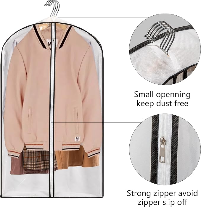 Clear Plastic Hanging Clothes Bags