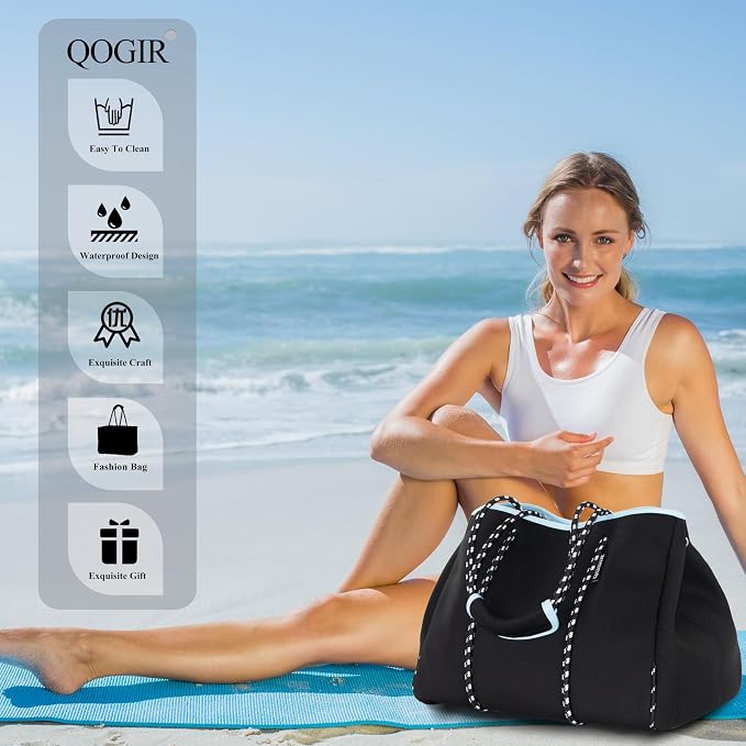 QOGiR Neoprene Multipurpose Beach Bag Tote