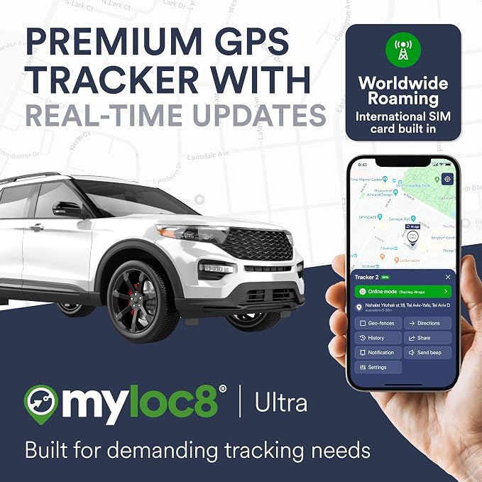 Ultra GPS Tracker for Vehicles – Rugged, Waterproof, Hidden GPS Car Tracker