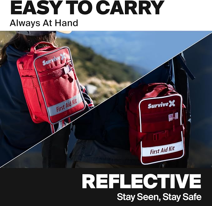 Large First Aid Kit for Car, Travel & Home