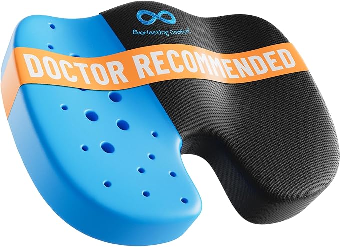 Everlasting Comfort Doctor Recommended Memory Foam Seat Cushion