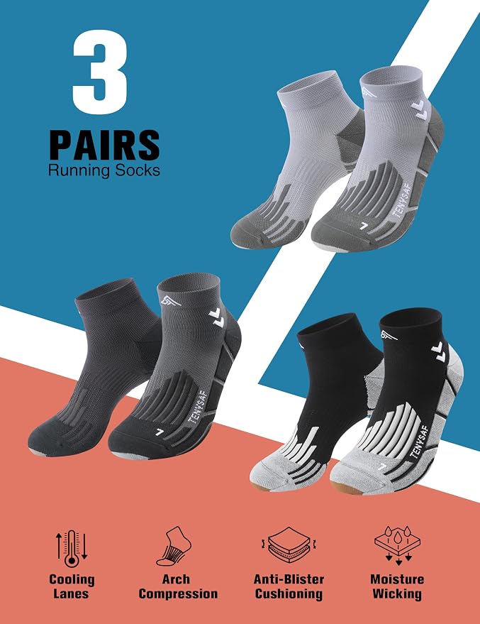 Compression Sport Running Socks: Athletic Socks