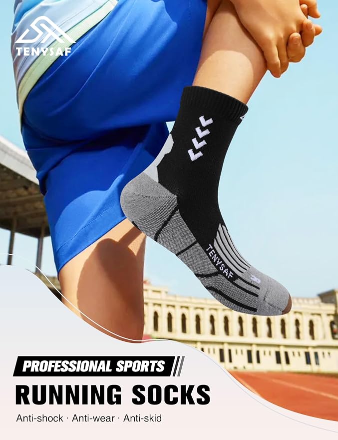 Compression Crew Running Socks: Athletic Socks