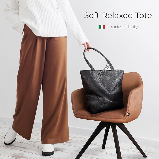 Italian Calf Leather Tote for Women