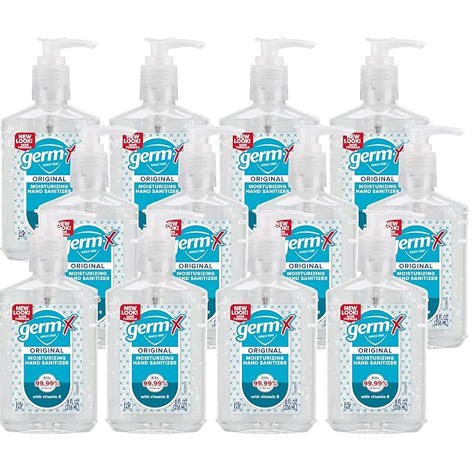 Germ-X Original Hand Sanitizer, Non-Drying Moisturizing Gel