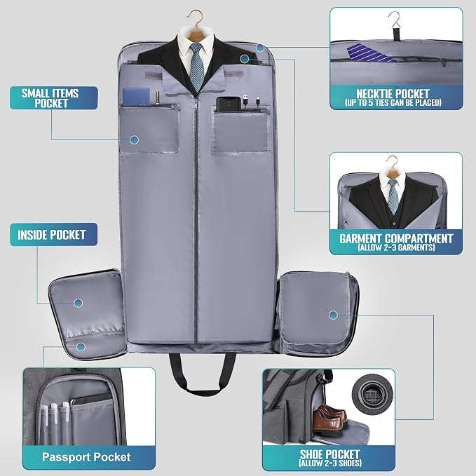 Convertible Garment Duffel Bag