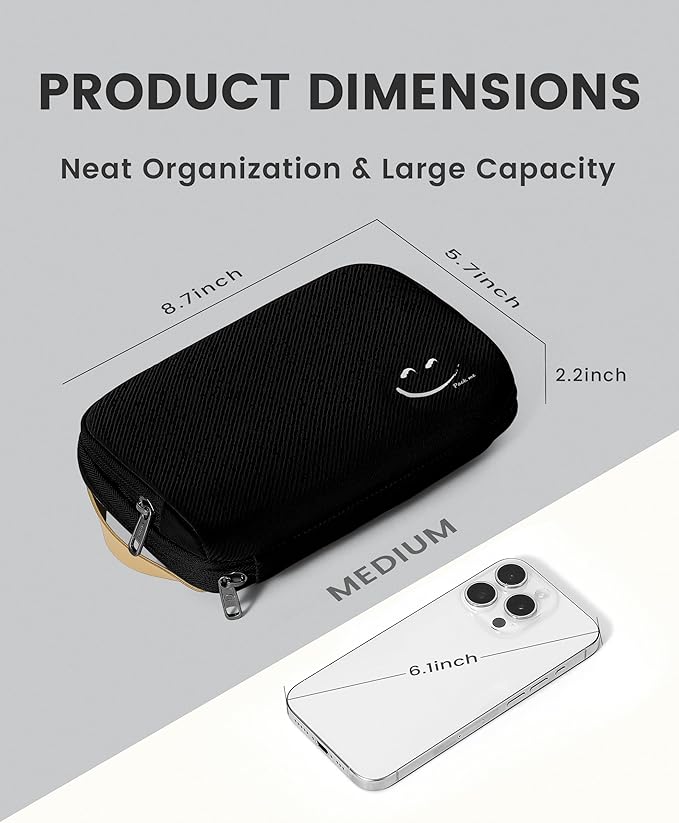 Travelkin Travel Cord Organizer, Electronic Organizer Travel Case, Cable