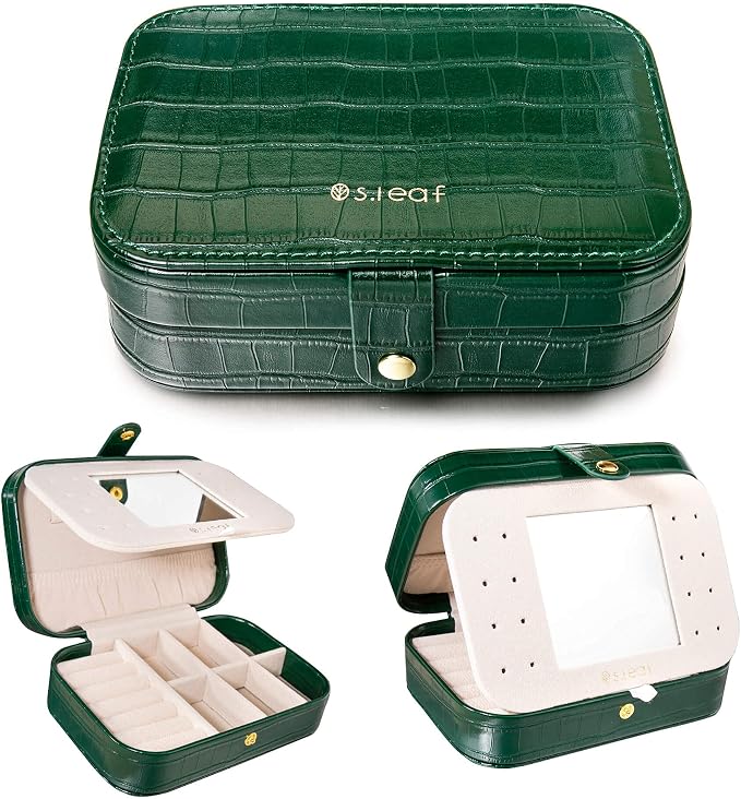 S.Leaf Mini Travel Jewelry Case