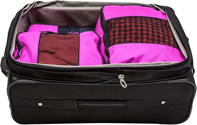 TravelWise Luggage Packing Organization Cubes 5 Pack, 1 Small, 2 Medium