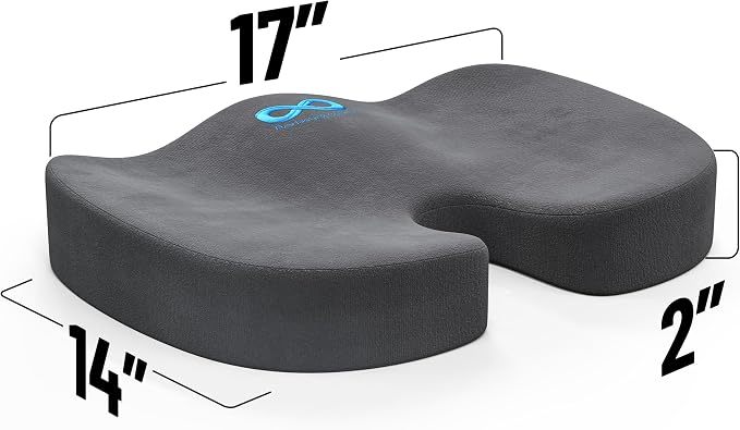 Everlasting Comfort Doctor Recommended Memory Foam Seat Cushion