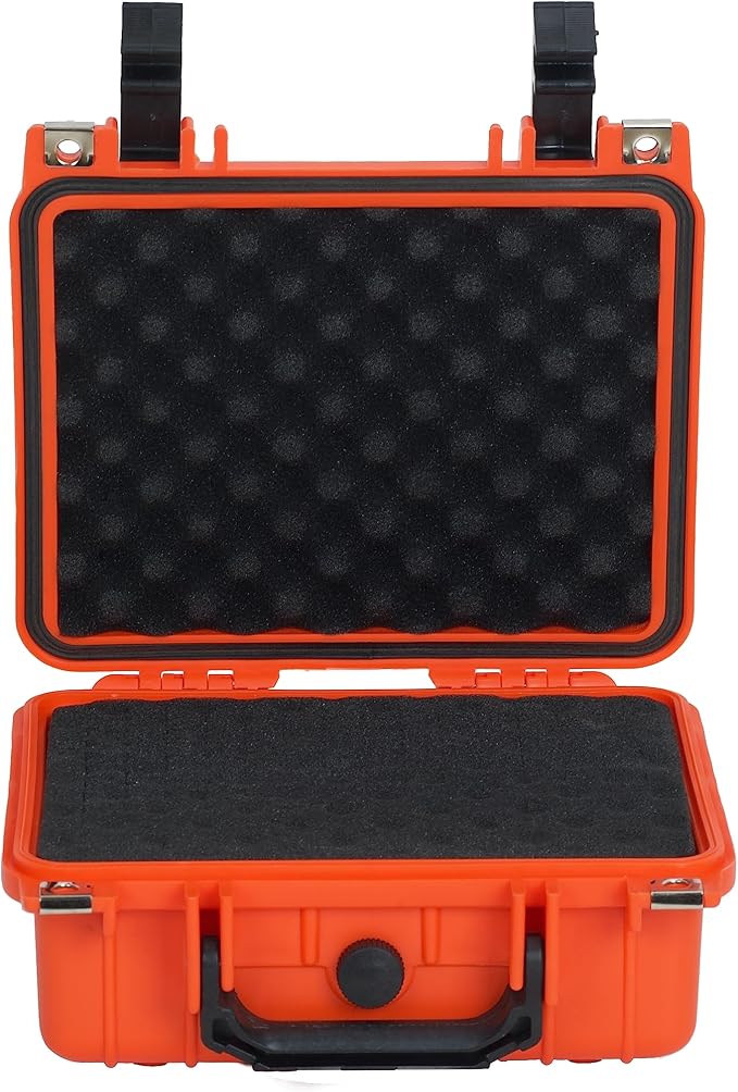 MEIJIA Portable All Weather IP67 Waterproof Protective Case, Hard Camera Case