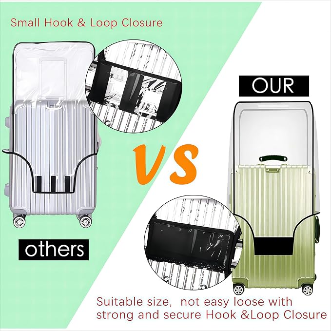 24 Inch Luggage Covers for Suitcase TSA Approved, Carry On Luggage Cover