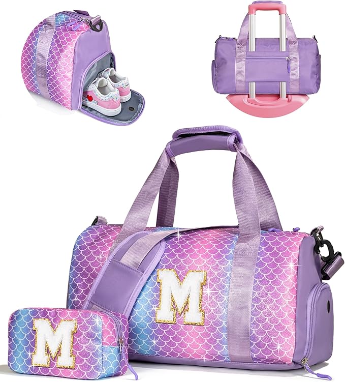 Gifts for 3 4 5 6 7 8 9 10 Year Old Girls-Girl Gym Bag