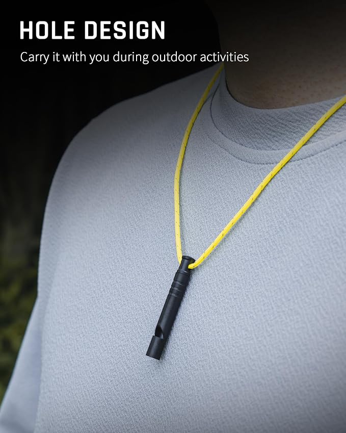 TISUR Titanium Emergency Whistle, 120db Safety Whistle